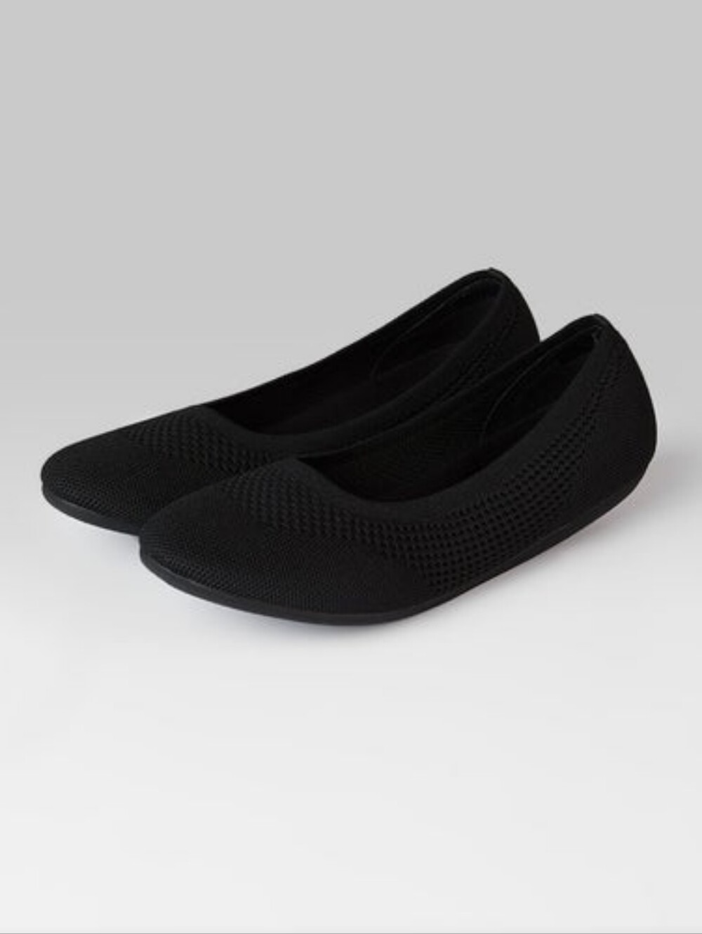 NEW 32 Degrees Women's BLACK Flex Knit Ballet Flats Shoes Sandals Sneakers 8